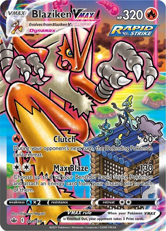 Image for Blaziken VMAX (Alternate Art Secret) (201/198) (SWSH06: Chilling Reign) - Pokemon