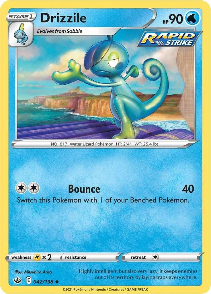 Image for Drizzile (042/198) (SWSH06: Chilling Reign) - Pokemon