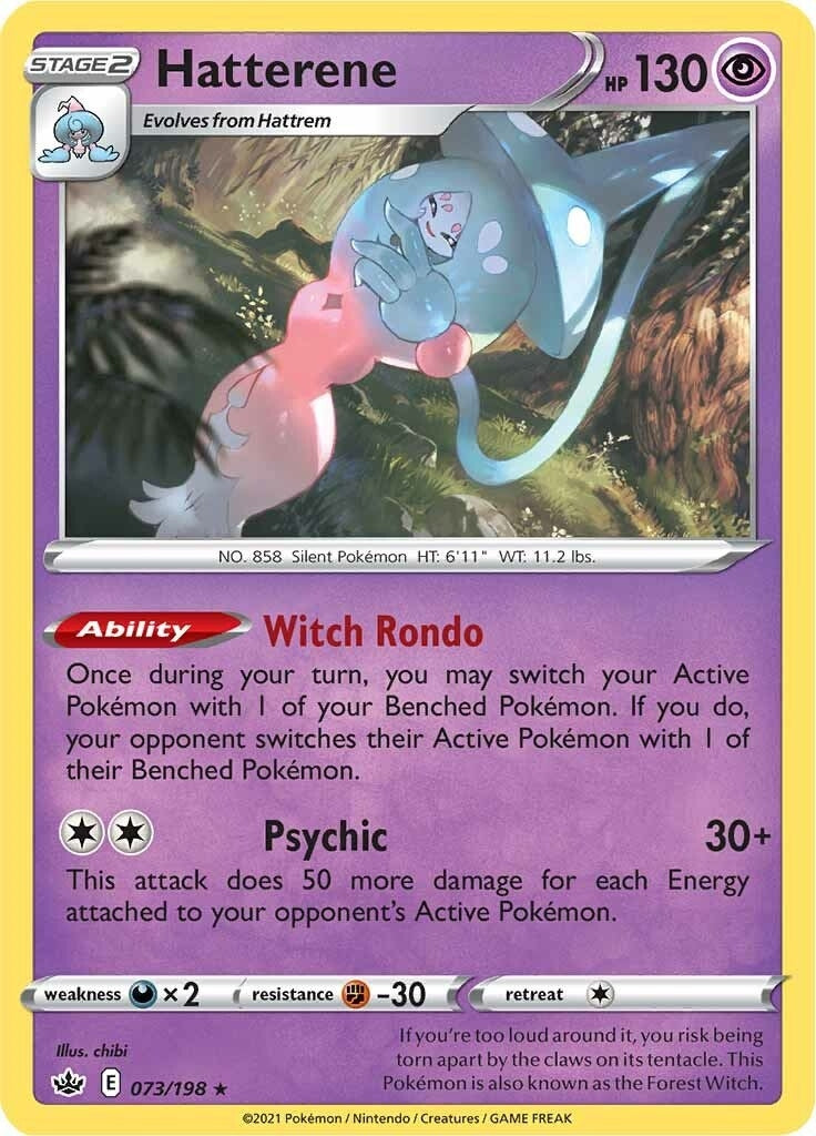 Image for Hatterene (073/198) (SWSH06: Chilling Reign) - Pokemon
