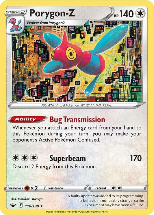 Image for Porygon-Z (118/198) (SWSH06: Chilling Reign) - Pokemon