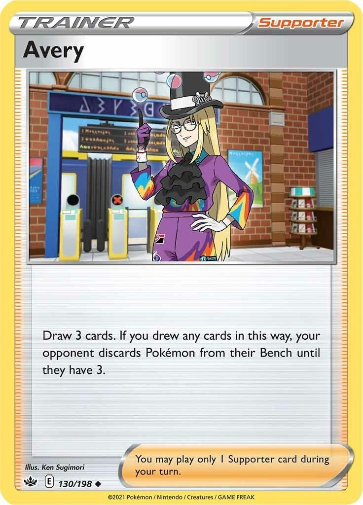 Image for Avery (130/198) (SWSH06: Chilling Reign) - Pokemon