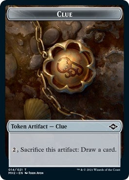 Image for Clue (014) // Beast Double-Sided Token (14 // 9) (Modern Horizons 2) - Magic: The Gathering