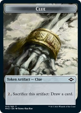 Image for Clue (015) // Beast Double-Sided Token (15 // 9) (Modern Horizons 2) - Magic: The Gathering