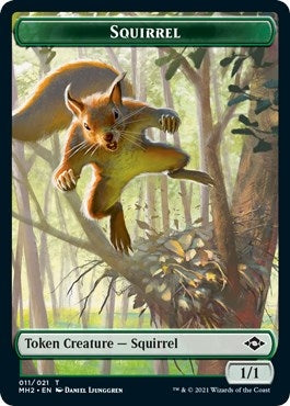 Image for Squirrel // Beast Double-Sided Token (11 // 9) (Modern Horizons 2) - Magic: The Gathering