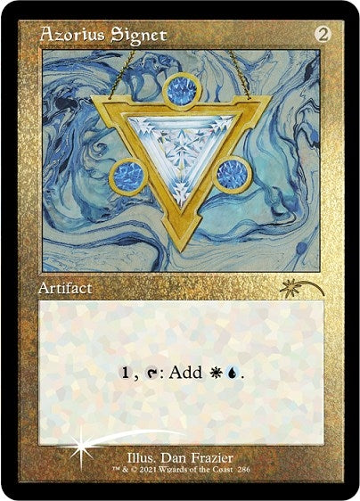 Image for Azorius Signet (Foil Etched) (286) (Secret Lair Drop Series) - Magic: The Gathering