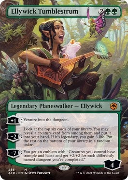 Image for Ellywick Tumblestrum (Borderless) (286) (Adventures in the Forgotten Realms) - Magic: The Gathering