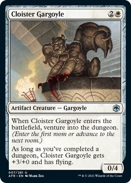 Image for Cloister Gargoyle (7) (Adventures in the Forgotten Realms) - Magic: The Gathering
