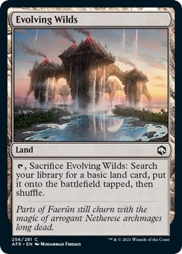 Image for Evolving Wilds (256) (Adventures in the Forgotten Realms) - Magic: The Gathering
