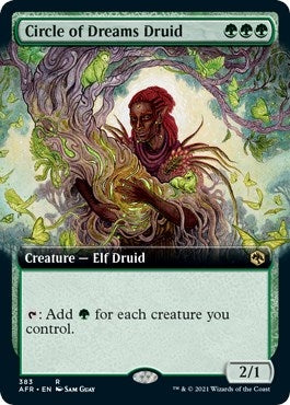 Image for Circle of Dreams Druid (Extended Art) (383) (Adventures in the Forgotten Realms) - Magic: The Gathering