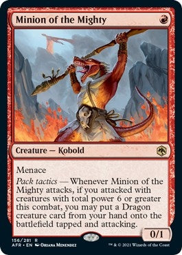 Image for Minion of the Mighty (156) (Adventures in the Forgotten Realms) - Magic: The Gathering