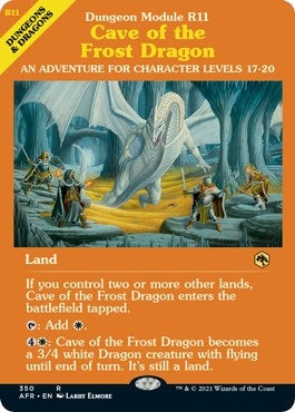 Image for Cave of the Frost Dragon (Dungeon Module) (350) (Adventures in the Forgotten Realms) - Magic: The Gathering