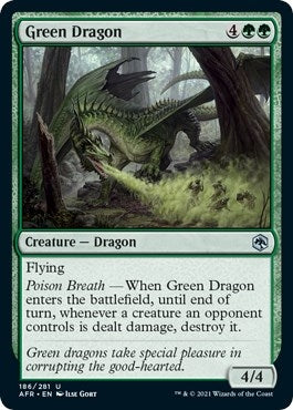 Image for Green Dragon (186) (Adventures in the Forgotten Realms) - Magic: The Gathering