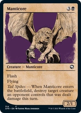 Image for Manticore (Showcase) (314) (Adventures in the Forgotten Realms) - Magic: The Gathering