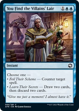 Image for You Find the Villains' Lair (84) (Adventures in the Forgotten Realms) - Magic: The Gathering