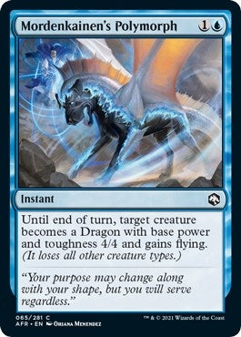 Image for Mordenkainen's Polymorph (65) (Adventures in the Forgotten Realms) - Magic: The Gathering