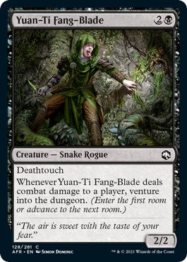 Image for Yuan-Ti Fang-Blade (128) (Adventures in the Forgotten Realms) - Magic: The Gathering