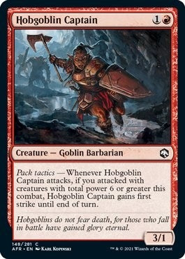 Image for Hobgoblin Captain (148) (Adventures in the Forgotten Realms) - Magic: The Gathering