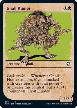 Image for Gnoll Hunter (Showcase) (326) (Adventures in the Forgotten Realms) - Magic: The Gathering
