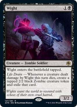 Image for Wight (127) (Adventures in the Forgotten Realms) - Magic: The Gathering