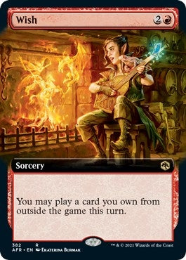 Image for Wish (Extended Art) (382) (Adventures in the Forgotten Realms) - Magic: The Gathering