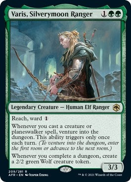 Image for Varis, Silverymoon Ranger (209) (Adventures in the Forgotten Realms) - Magic: The Gathering