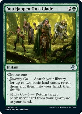 Image for You Happen On a Glade (214) (Adventures in the Forgotten Realms) - Magic: The Gathering