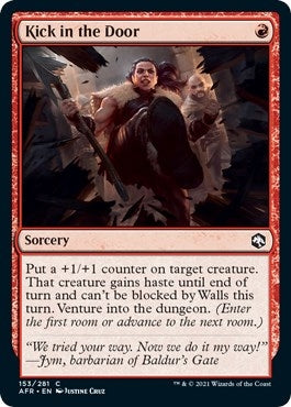 Image for Kick in the Door (153) (Adventures in the Forgotten Realms) - Magic: The Gathering