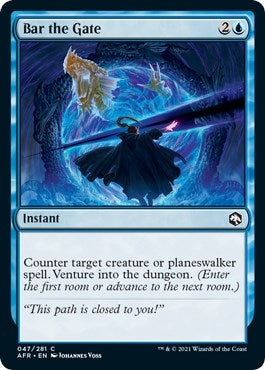 Image for Bar the Gate (47) (Adventures in the Forgotten Realms) - Magic: The Gathering