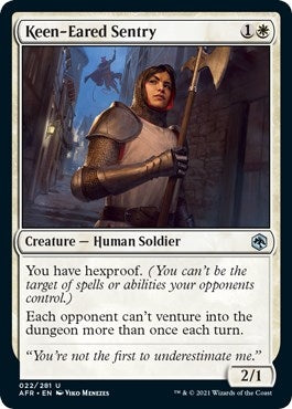 Image for Keen-Eared Sentry (22) (Adventures in the Forgotten Realms) - Magic: The Gathering