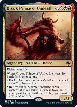 Image for Orcus, Prince of Undeath (229) (Adventures in the Forgotten Realms) - Magic: The Gathering