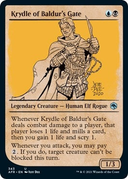 Image for Krydle of Baldur's Gate (Showcase) (343) (Adventures in the Forgotten Realms) - Magic: The Gathering
