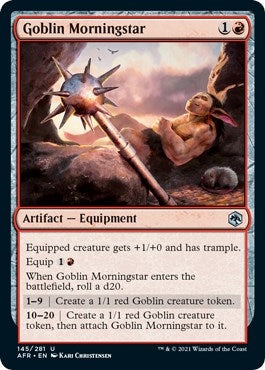 Image for Goblin Morningstar (145) (Adventures in the Forgotten Realms) - Magic: The Gathering