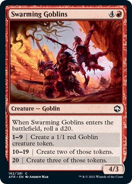 Image for Swarming Goblins (162) (Adventures in the Forgotten Realms) - Magic: The Gathering