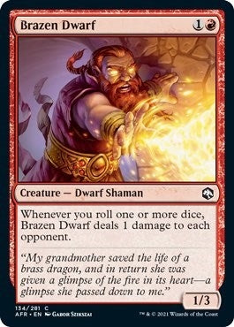 Image for Brazen Dwarf (134) (Adventures in the Forgotten Realms) - Magic: The Gathering