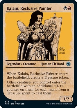 Image for Kalain, Reclusive Painter (Showcase) (342) (Adventures in the Forgotten Realms) - Magic: The Gathering