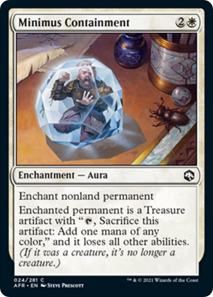 Image for Minimus Containment (24) (Adventures in the Forgotten Realms) - Magic: The Gathering