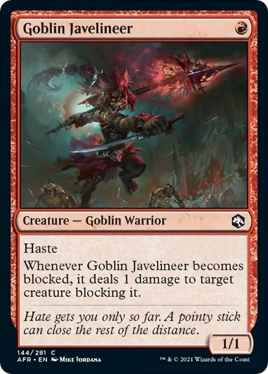Image for Goblin Javelineer (144) (Adventures in the Forgotten Realms) - Magic: The Gathering