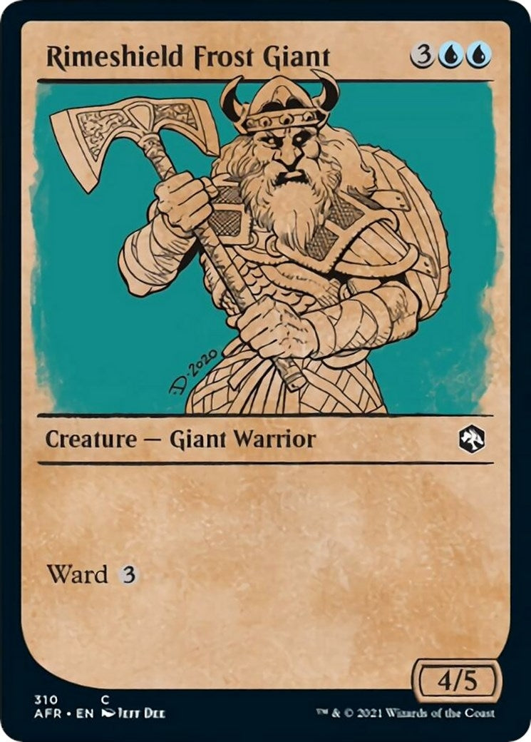 Image for Rimeshield Frost Giant (Showcase) (310) (Adventures in the Forgotten Realms) - Magic: The Gathering