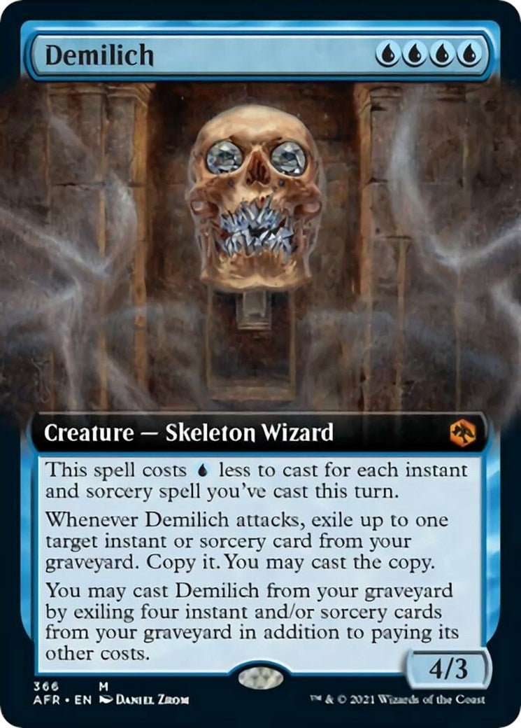 Image for Demilich (Extended Art) (366) (Adventures in the Forgotten Realms) - Magic: The Gathering