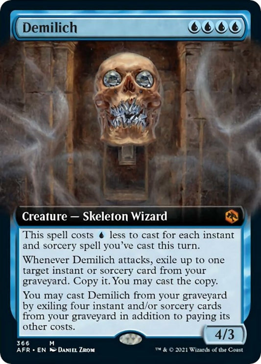 Image for Demilich (Extended Art) (366) (Adventures in the Forgotten Realms) - Magic: The Gathering
