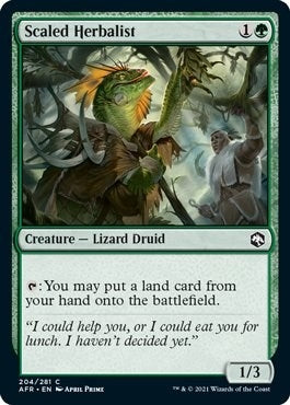 Image for Scaled Herbalist (204) (Adventures in the Forgotten Realms) - Magic: The Gathering