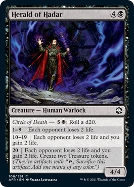 Image for Herald of Hadar (108) (Adventures in the Forgotten Realms) - Magic: The Gathering