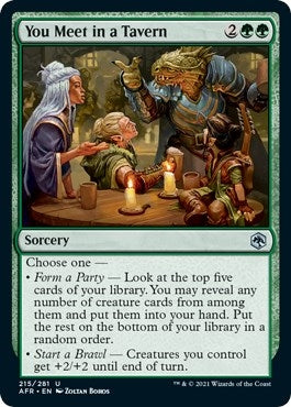 Image for You Meet in a Tavern (215) (Adventures in the Forgotten Realms) - Magic: The Gathering