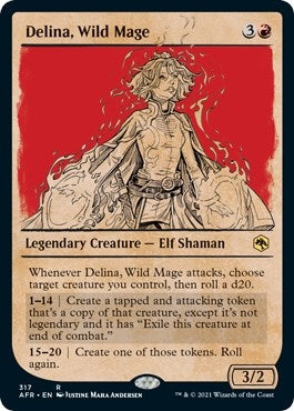 Image for Delina, Wild Mage (Showcase) (317) (Adventures in the Forgotten Realms) - Magic: The Gathering