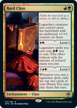 Image for Bard Class (217) (Adventures in the Forgotten Realms) - Magic: The Gathering
