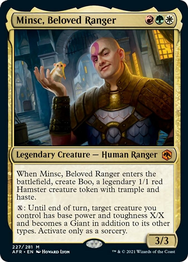 Image for Minsc, Beloved Ranger (227) (Adventures in the Forgotten Realms) - Magic: The Gathering