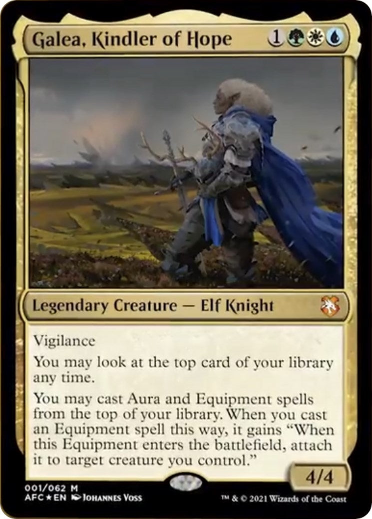 Image for Galea, Kindler of Hope (1) (Commander: Adventures in the Forgotten Realms) - Magic: The Gathering