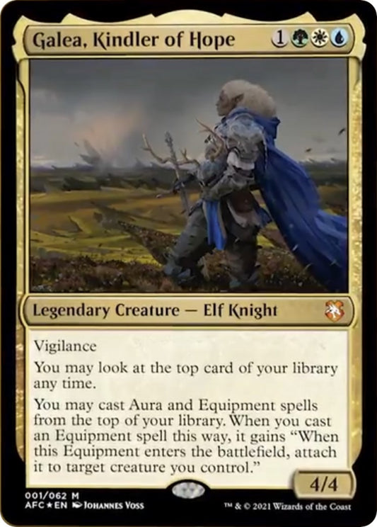 Image for Galea, Kindler of Hope (1) (Commander: Adventures in the Forgotten Realms) - Magic: The Gathering