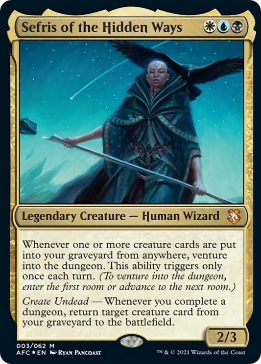Image for Sefris of the Hidden Ways (3) (Commander: Adventures in the Forgotten Realms) - Magic: The Gathering