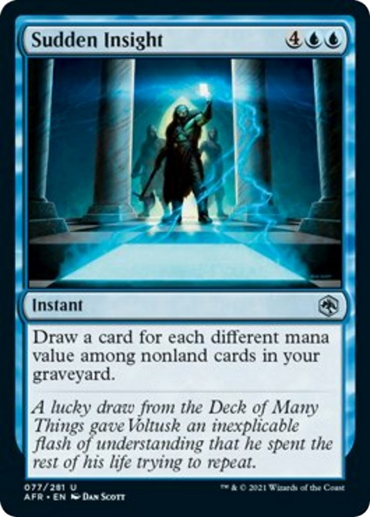 Image for Sudden Insight (77) (Adventures in the Forgotten Realms) - Magic: The Gathering